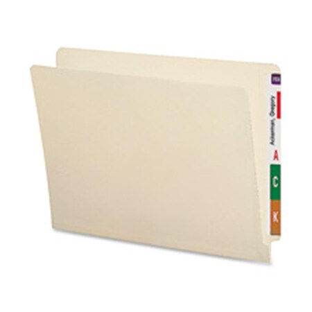 Pen2Paper End Tab Folder- Straight Cut- Letter- Manila PE840579